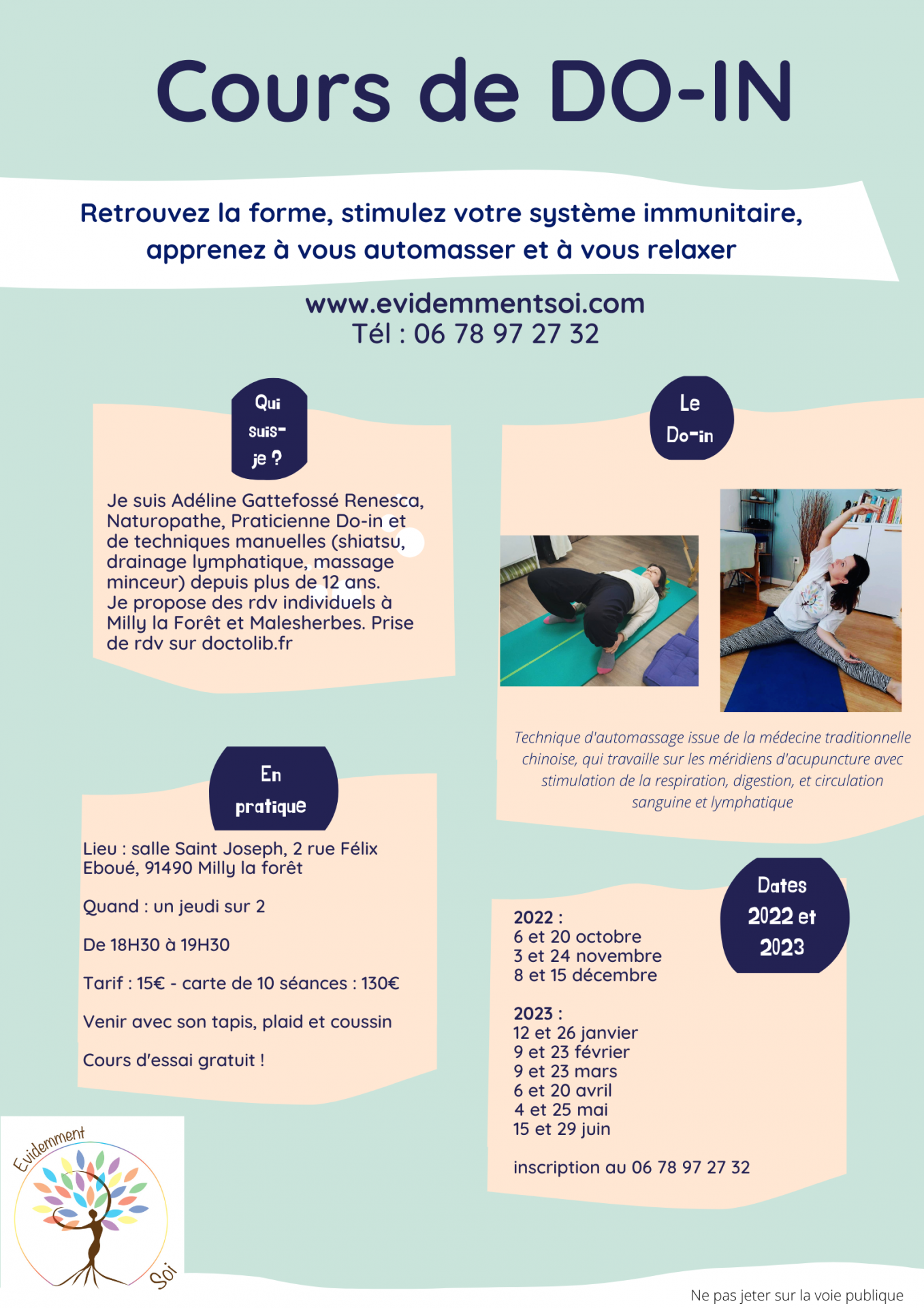 Cours collectifs de do in automassage stimulation des meridiens d acupuncture 1