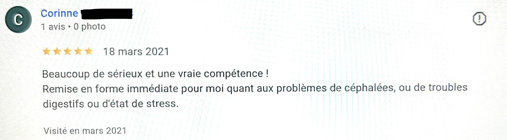 Avis google corinne l