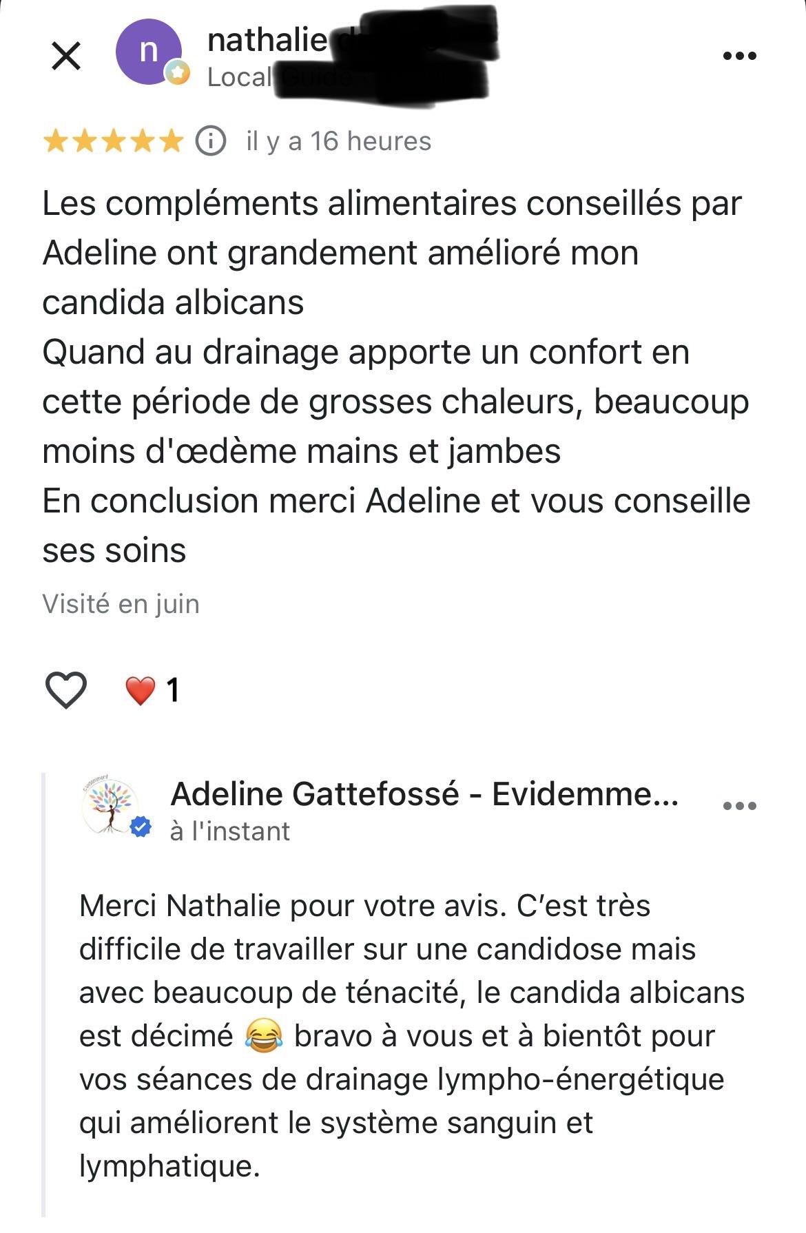 Avis Adeline Gattefossé
